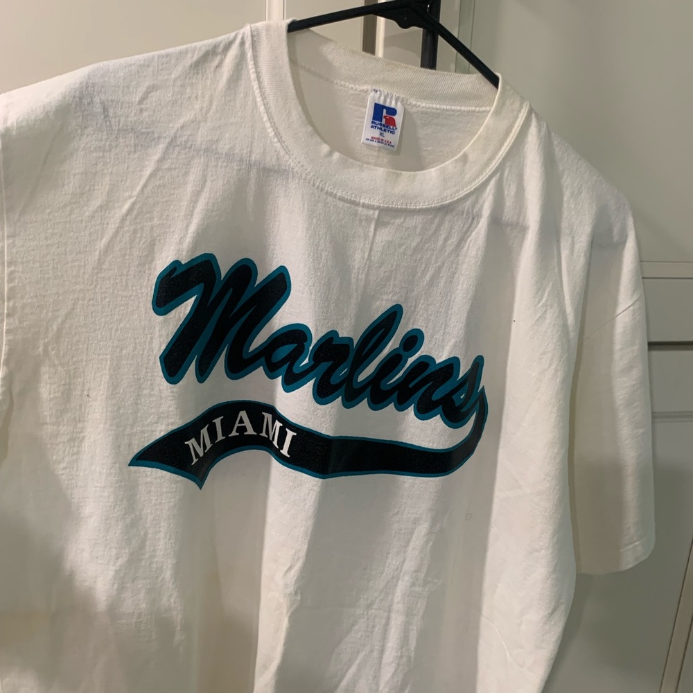 Miami marlins vintage tee